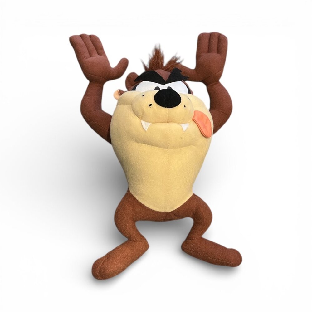 LOONEY TUNES Tazmanian Devil Plush Stuffed Animal 13" Taz